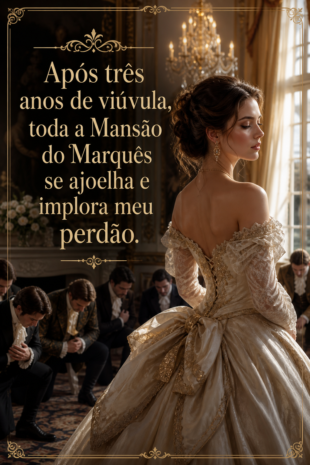Após três anos de viúvula, toda a Mansão do Marquês se ajoelha e implora meu perdão.