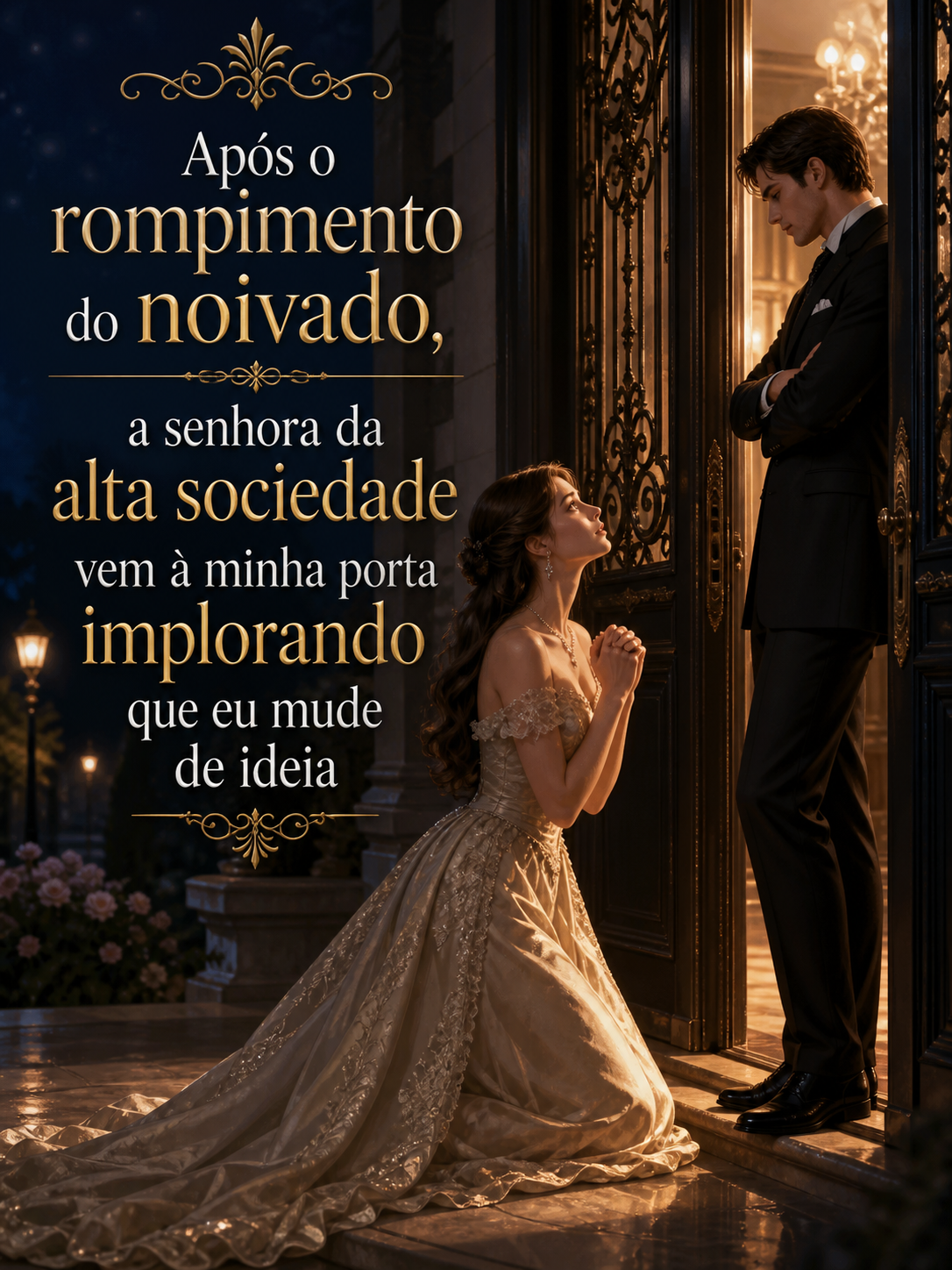 Após o rompimento do noivado, a senhora da alta sociedade vem à minha porta implorando que eu mude de ideia