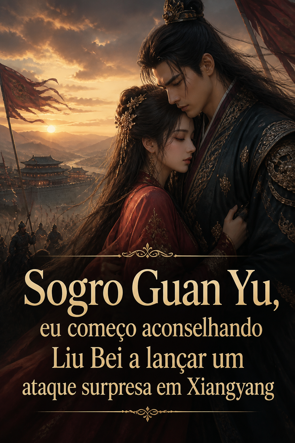 Sogro Guan Yu, eu começo aconselhando Liu Bei a lançar um ataque surpresa em Xiangyang