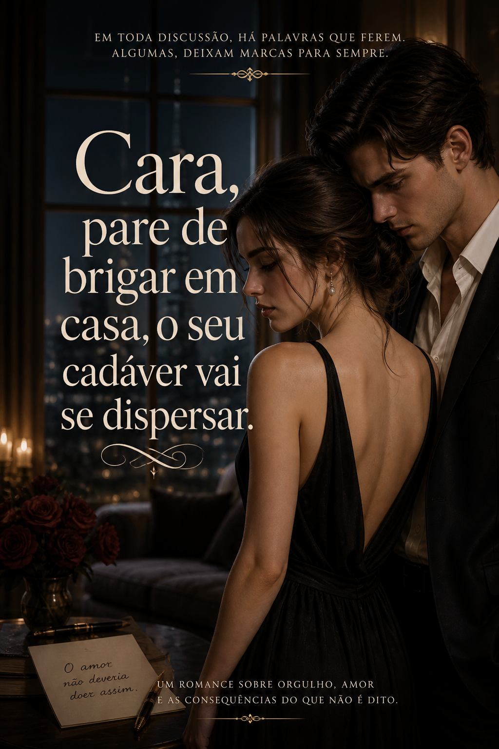 Cara, pare de brigar em casa, o seu cadáver vai se dispersar.